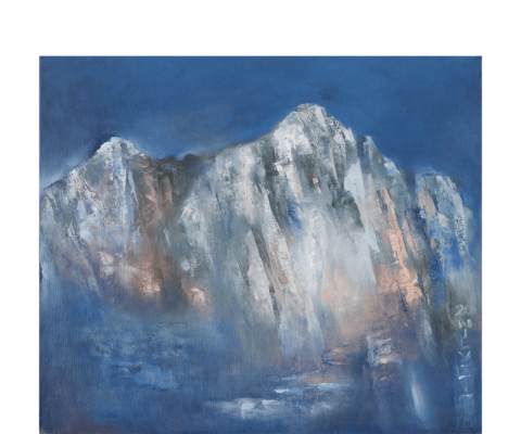 Kristallberg - 70 x 60 cm