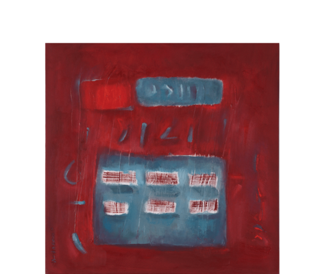 Digitale Zeit - 80 x 80 cm