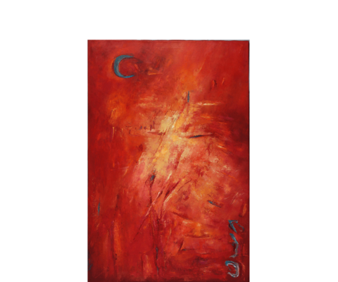 Feuerzungen - 70 x 90 cm