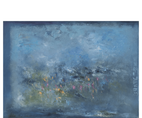 Blühendes Universum - 70 x 50 cm