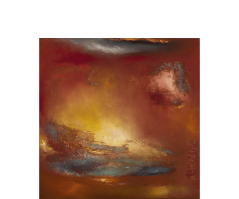 Sonnensturm - 40 x 40 cm