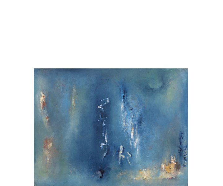 Verfestigte Gedanken - 73 x 56 cm