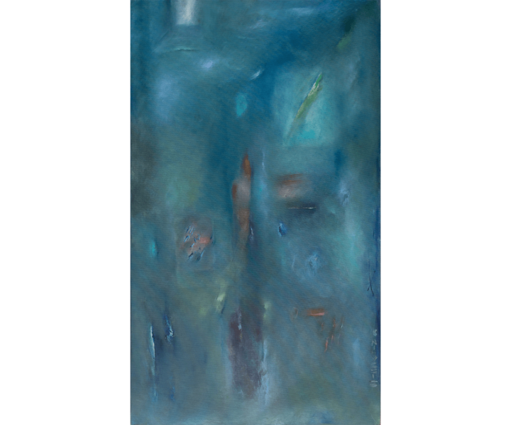 blauer Raum - 103 x 177 cm