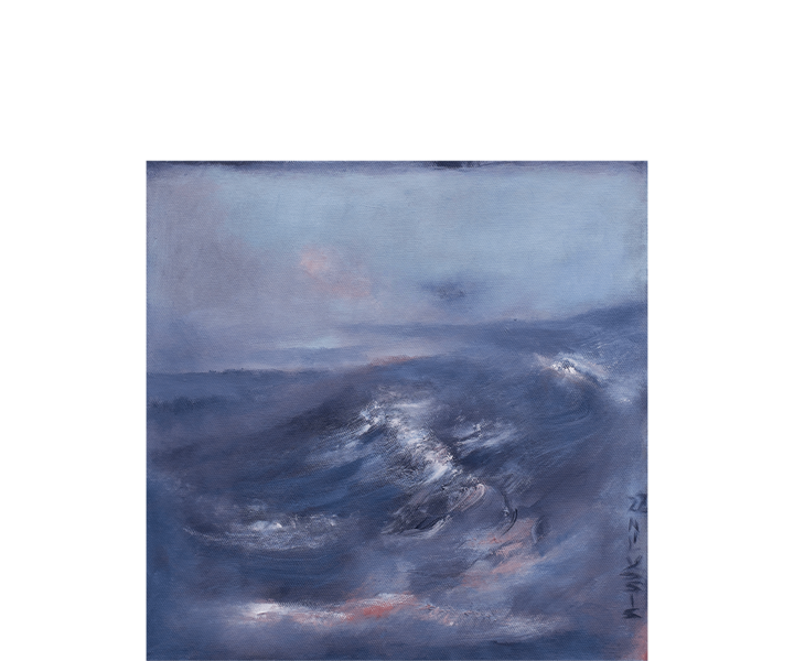 Woge retour  - 40 x 40 cm
