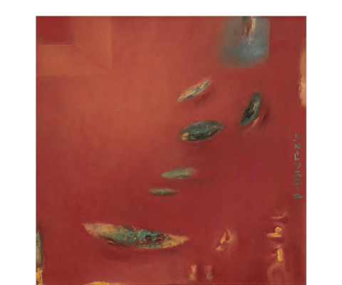 BlaBlattorakel - 60 x 60 cm