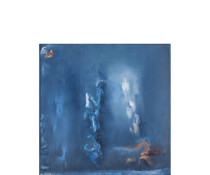 Im Blau - 30 x 30 cm