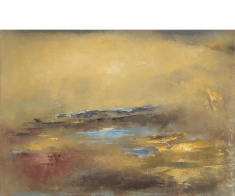 Goldener Tag - 70 x 50 cm