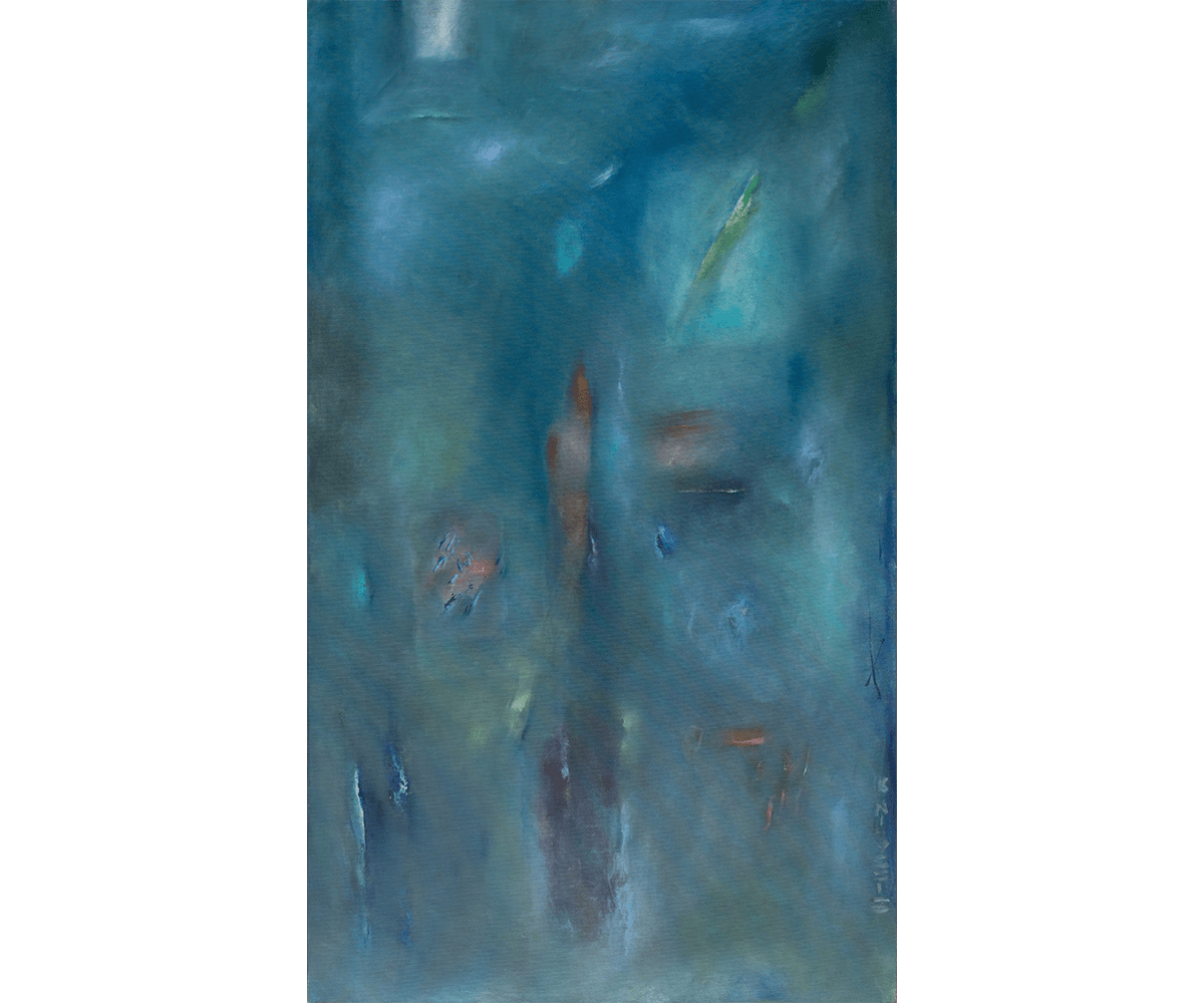 blauer Raum - 103 x 177 cm