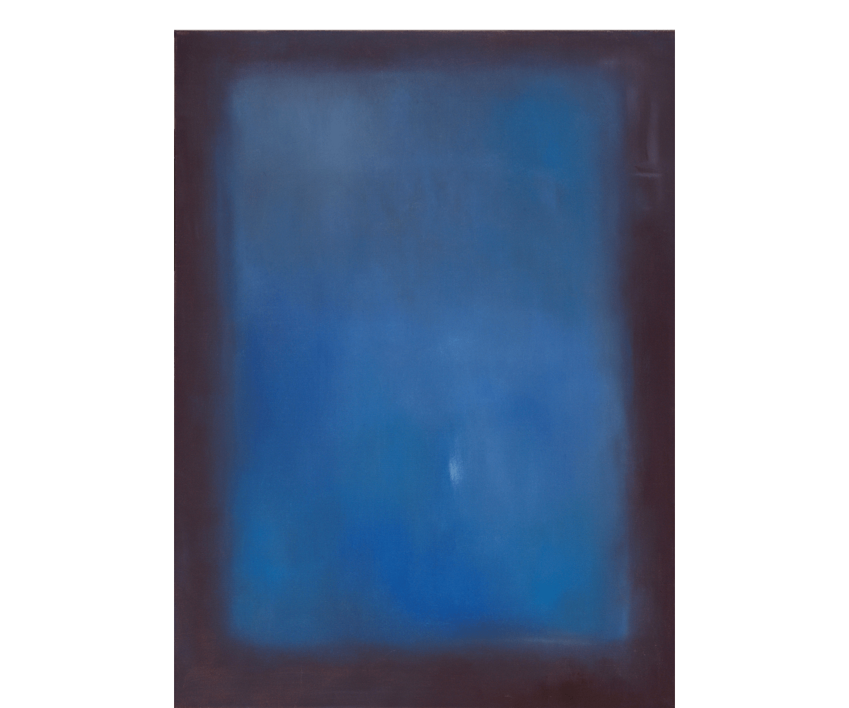 Blauer Raum - 60 x 80 cm