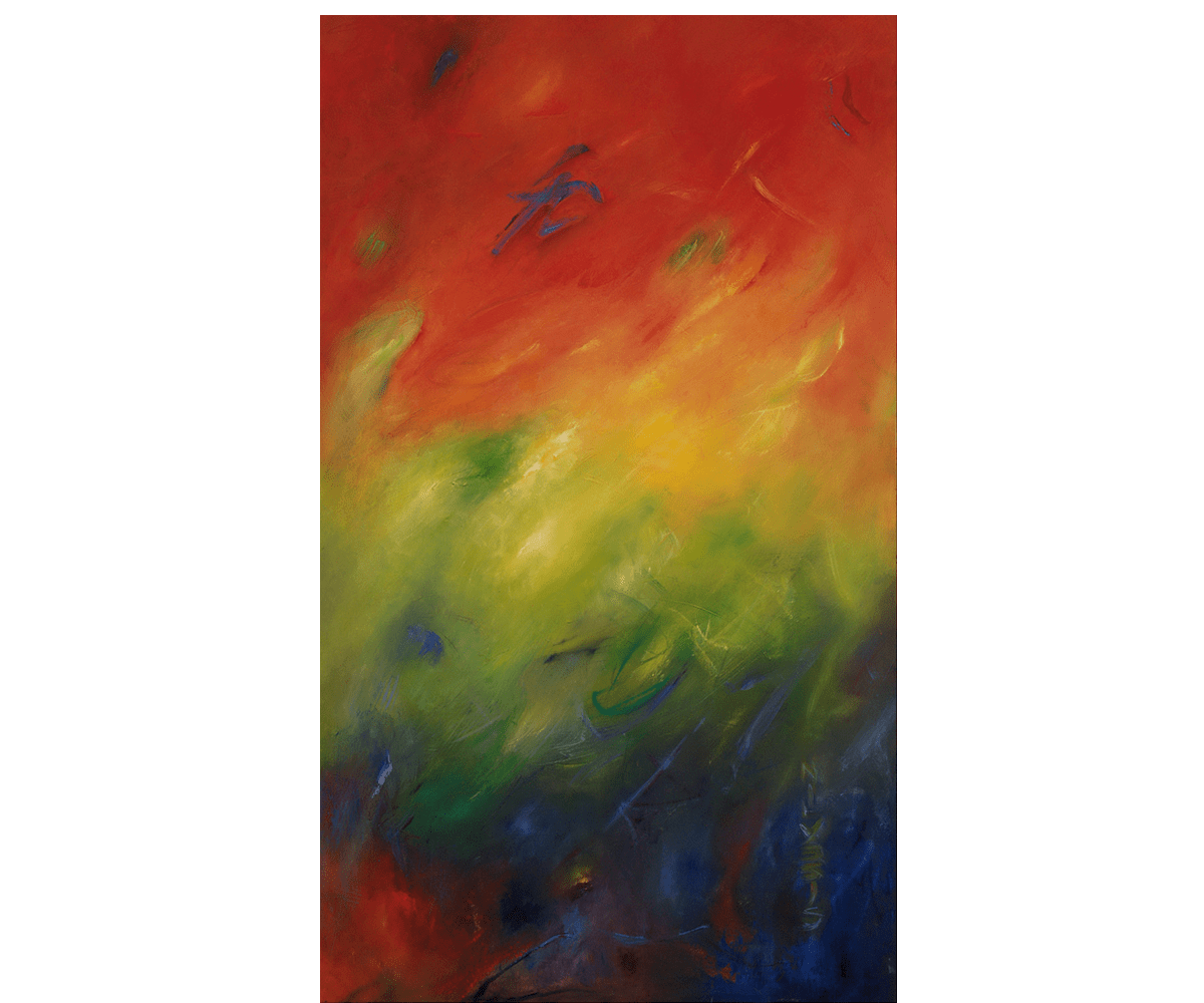 Farb Form Klang Raum (3) - 103 x 77 cm