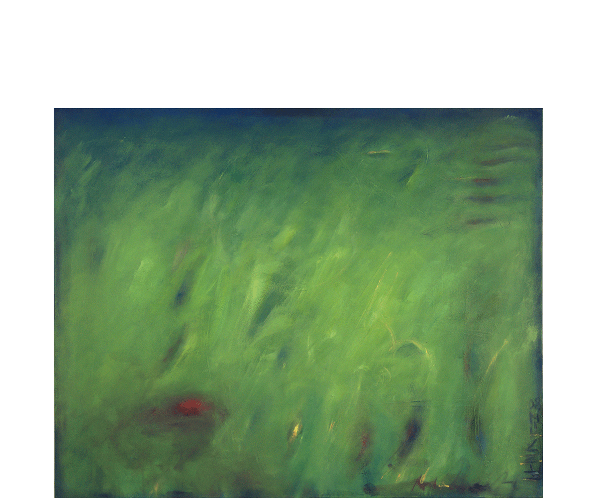 Grüner Tanz - 80 x 60 cm